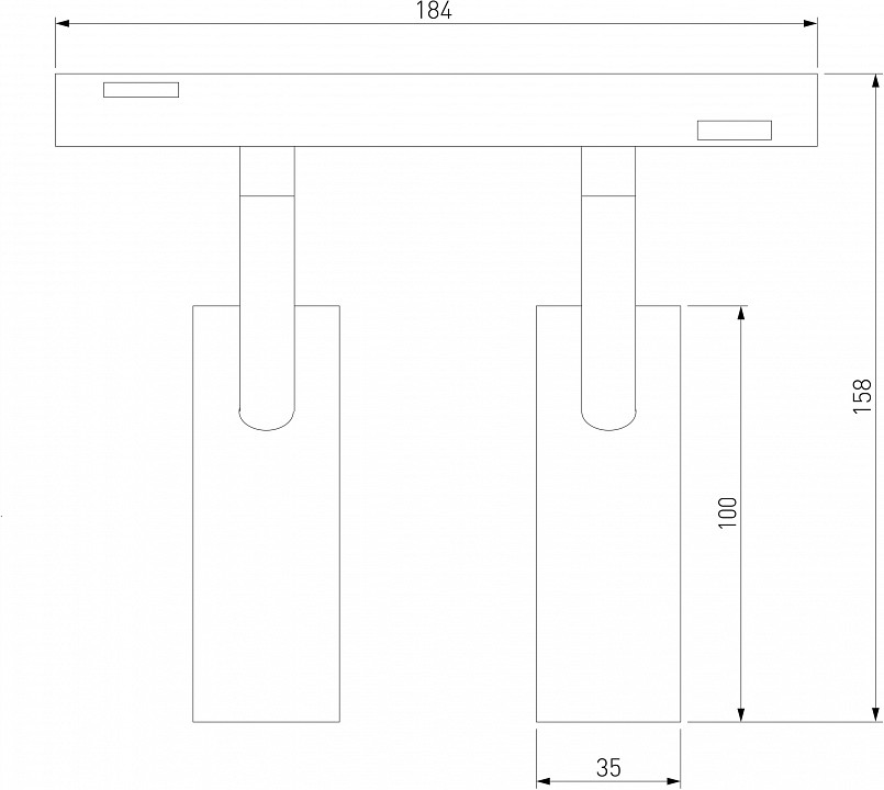Светильник на штанге Elektrostandard Slim Magnetic a063527