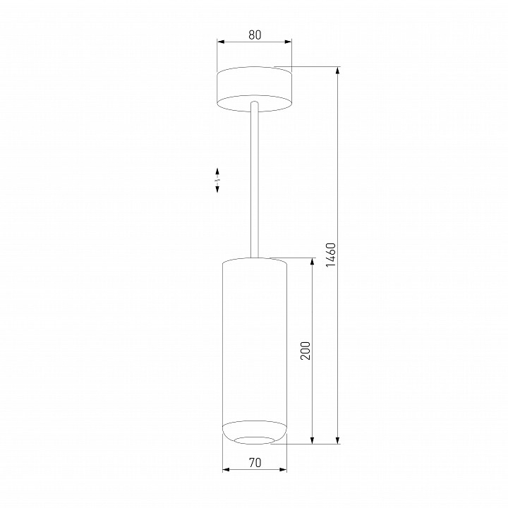 Подвесной светильник Elektrostandard Onde a064204