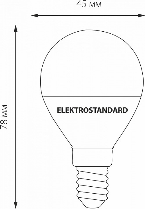 Лампа светодиодная Elektrostandard Mini Classic E14 7Вт 3300K a048993