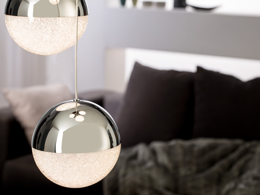 Подвесной светильник Sphere 5L LED Ø33 хром