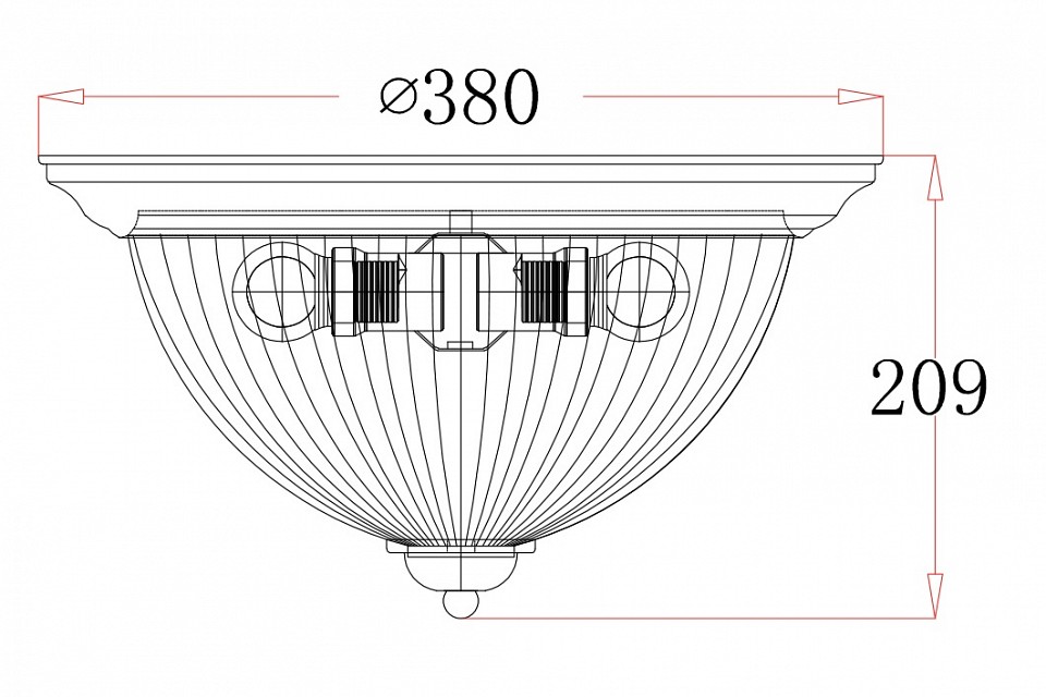 Накладной светильник Freya Planum FR2913-CL-02-BZ