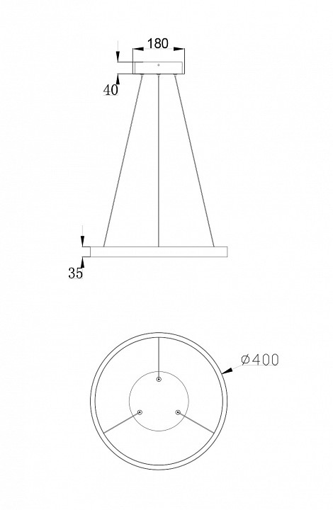 Подвесной светильник Maytoni Rim MOD058PL-L22B4K