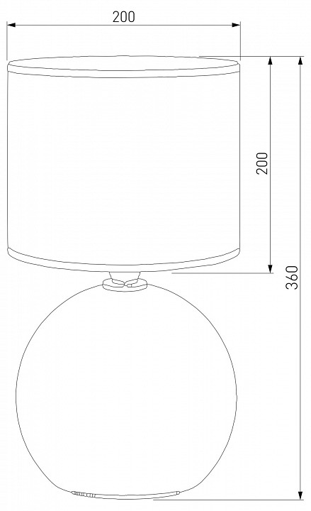 Настольная лампа декоративная TK Lighting Palla 5068 Palla