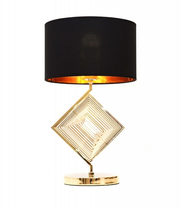 Настольная лампа декоративная LUMINA DECO Fabi LDT 5529 F.GD+BK