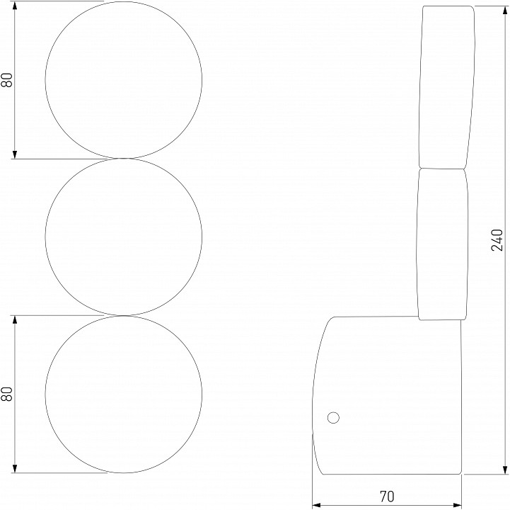 Накладной светильник Elektrostandard Brioni a064594