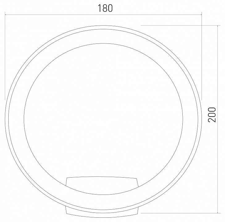 Светильник на штанге Elektrostandard Ring a054931