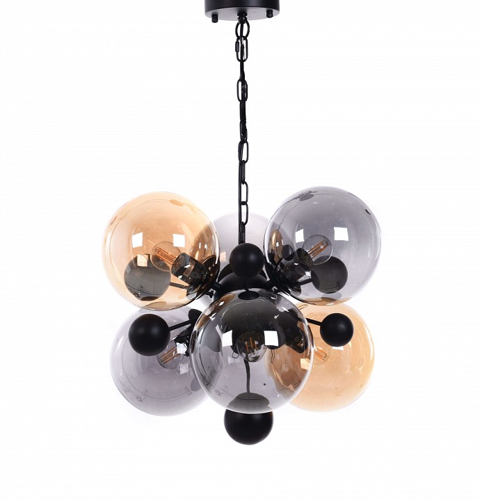 Подвесная люстра LUMINA DECO Afrodis LDP 1138-6 AMB+GY