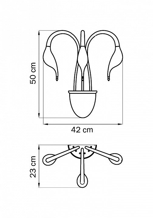 Бра Lightstar Cigno Collo 751637