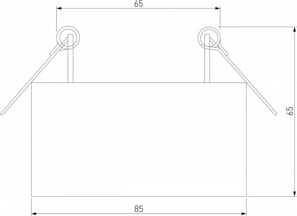 Встраиваемый светильник Elektrostandard Glam a065708