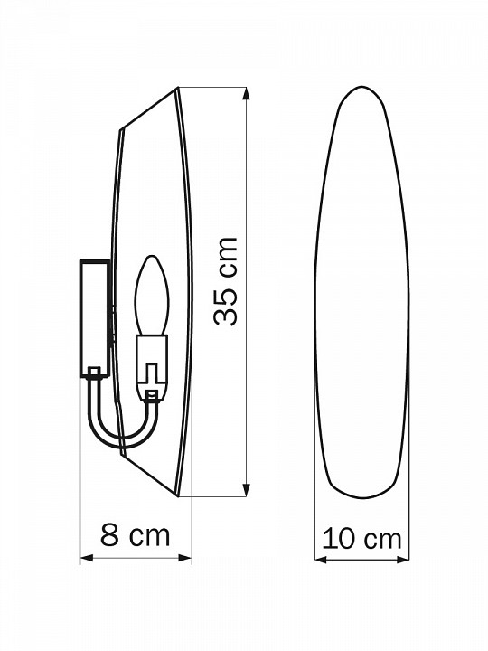 Бра Lightstar Dissimo 803600