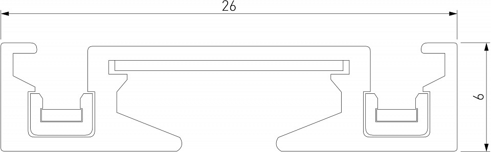 Трек накладной Elektrostandard Flat Magnetic a063722