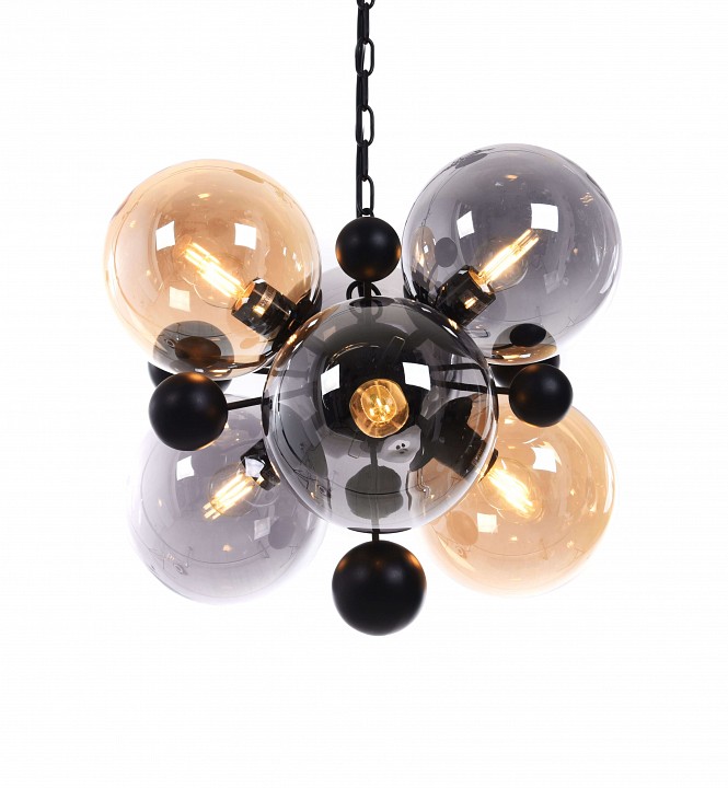 Подвесная люстра LUMINA DECO Afrodis LDP 1138-6 AMB+GY
