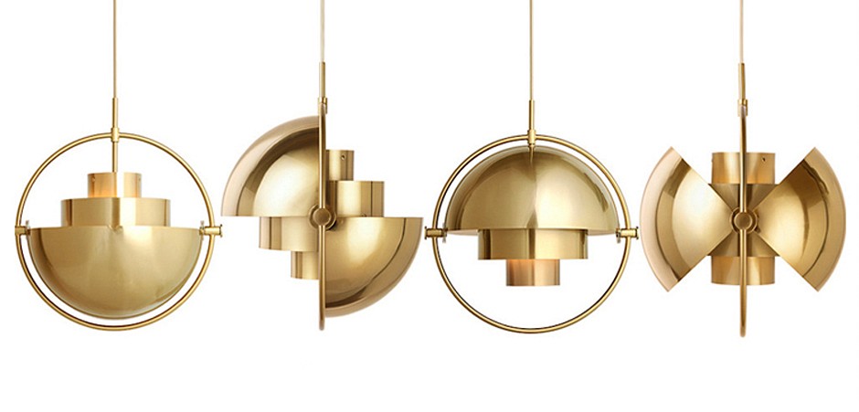 Подвесной светильник Imperiumloft Louis Weisdorff Multi-Lite Pendant Gold 40.1032