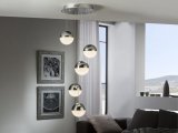 Подвесной светильник Sphere 5L LED Ø33 хром