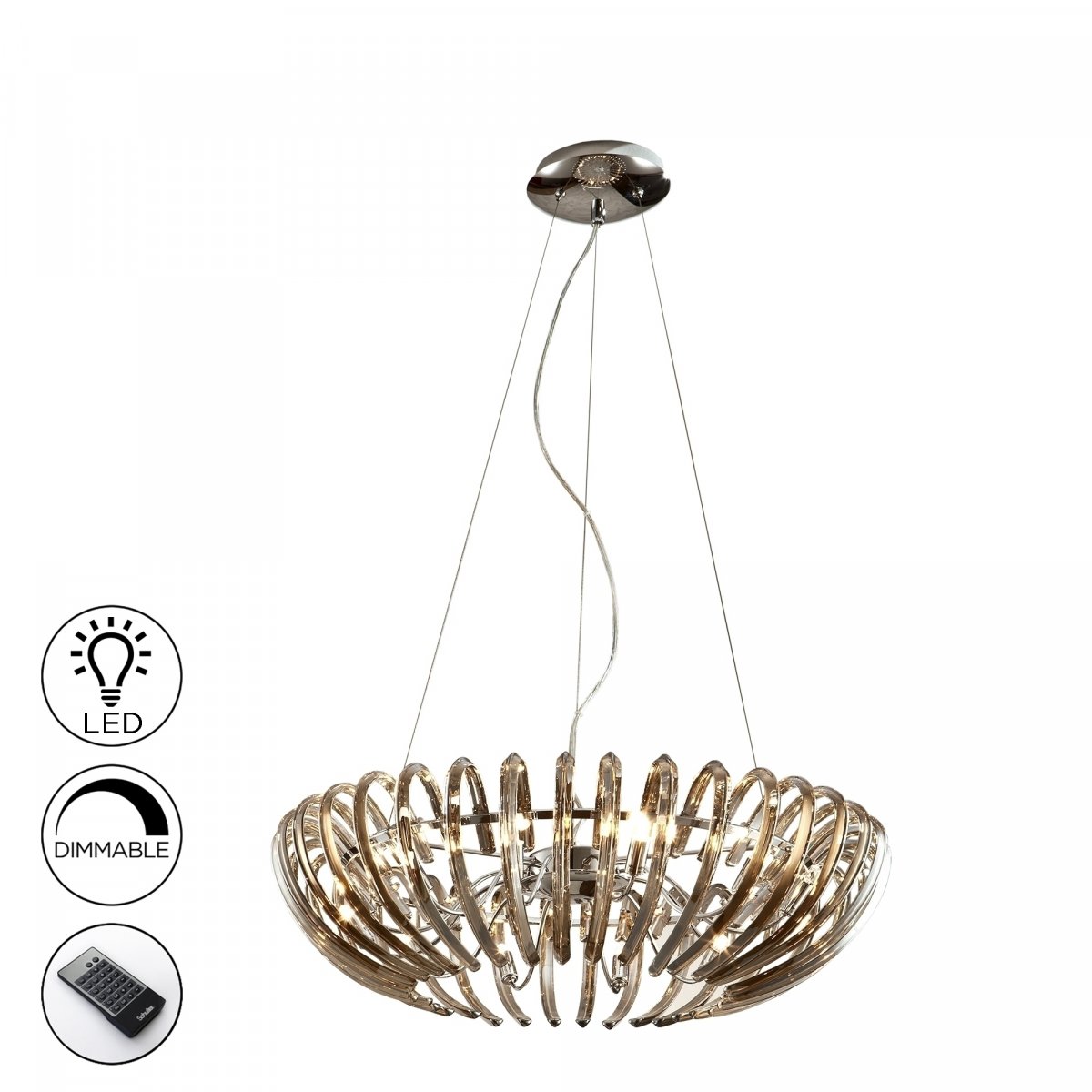 Люстра Ariadna 12L шампань DIMABLE