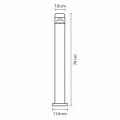 Наземный низкий светильник Lightstar Raggio 376707