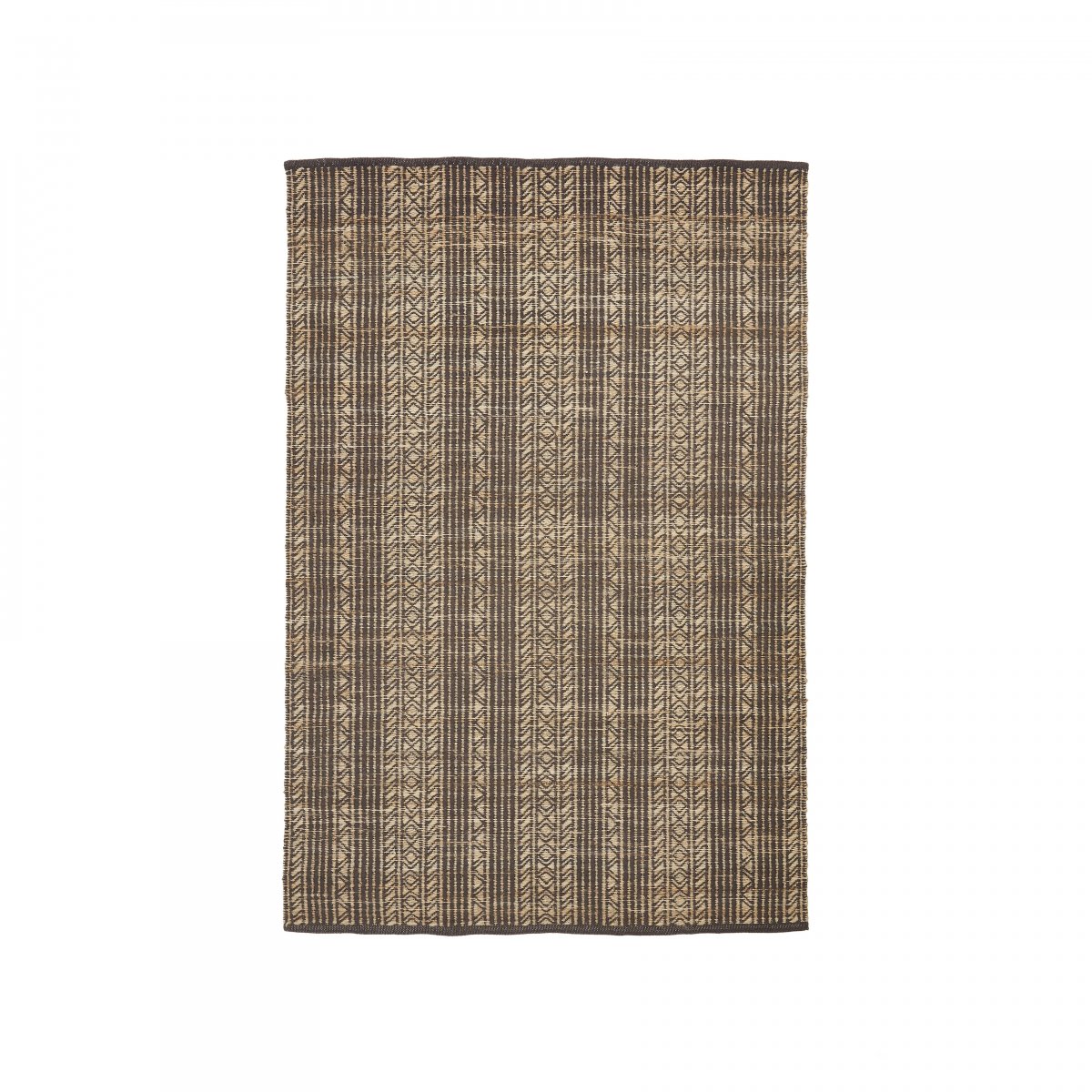 Sinta Джутовый жаккардовый ковер коричневый 200 x 300 см