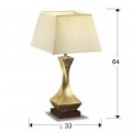 Настольная лампа Deco1L золотая