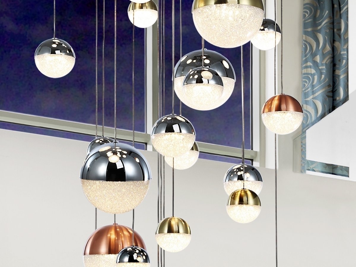 Подвесной светильник Sphere LED 27L Ø80 DIM BLUETOOTH ССТ цветной 500 см