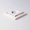 Рамка на 1 пост Werkel белый / золото W0011933
