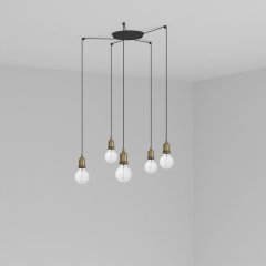 Люстра Art 5L состаренное золото