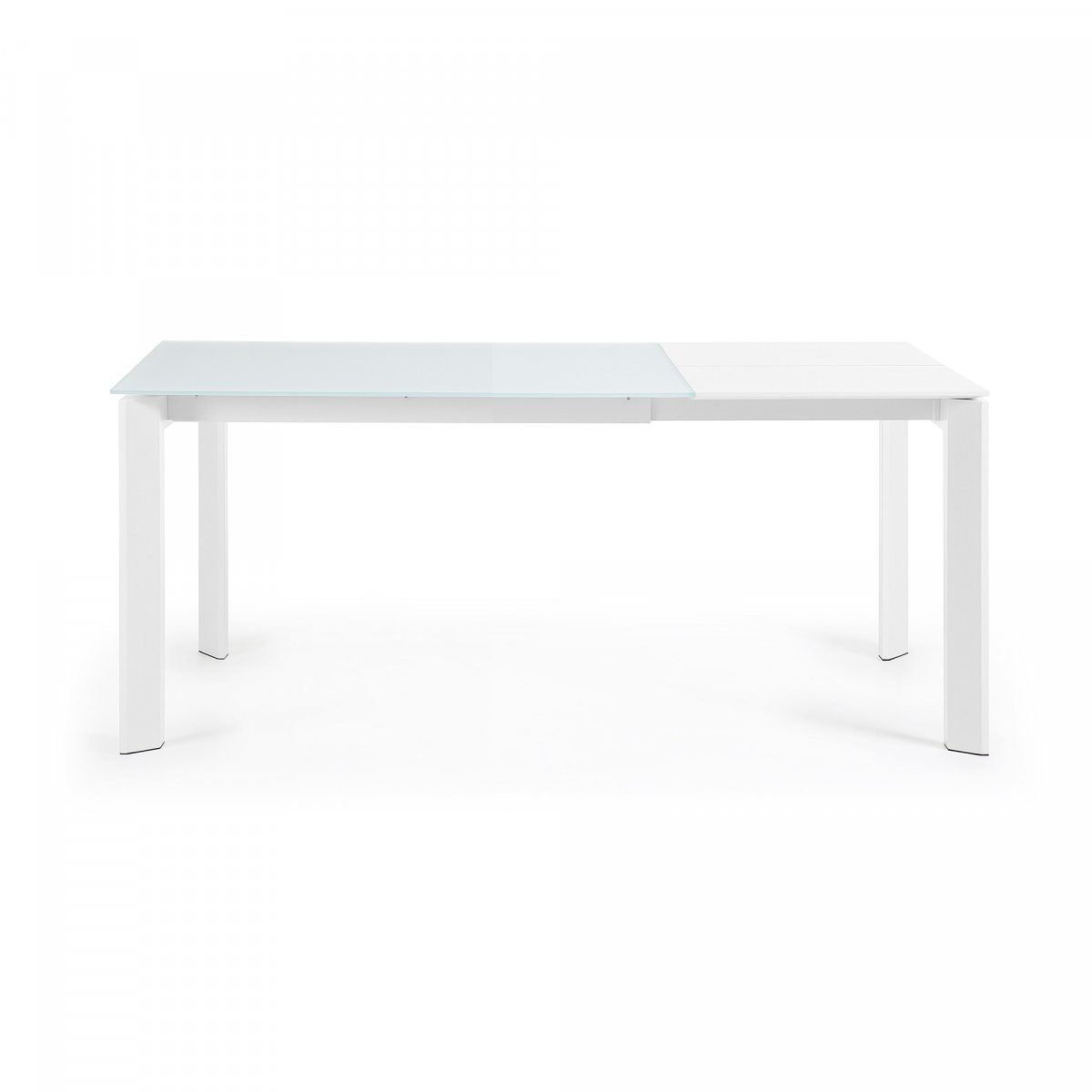 Стол обеденный Atta 120(180)x80 белое стекло