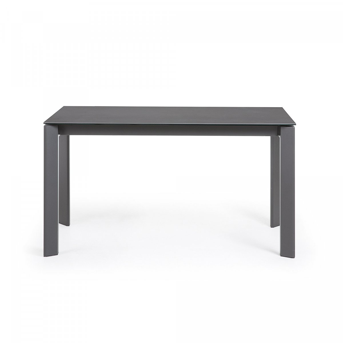 Стол Atta 140 (200) x90 антрацит керамика