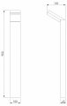 Наземный низкий светильник Elektrostandard Sensor a053949