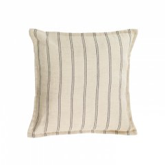 Чехол для подушки Emeli из 100% льна в черную полоску 45 x 45 см