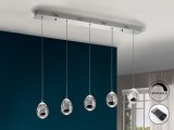 Подвесной светильник Rocio 5L хром DIMMABLE