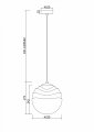 Подвесной светильник Maytoni Vinare P074PL-01N