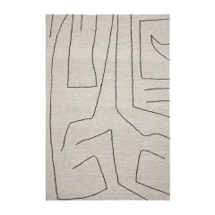 Ковер Spati бежевый из шерсти 200 x 300 см