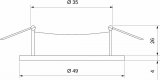 Встраиваемый светильник Elektrostandard Gridi a063924